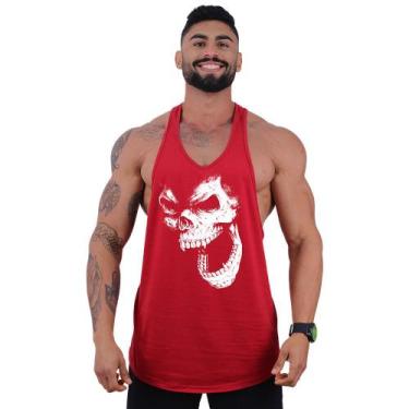Imagem de Regata Super Cavada Masculina MXD Conceito Monkey Skull, Masculino, Ve
