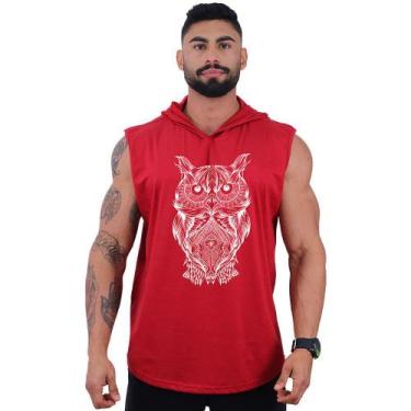 Imagem de Regata Longline com Touca Masculina MXD Conceito Coruja Rabiscada, Mas