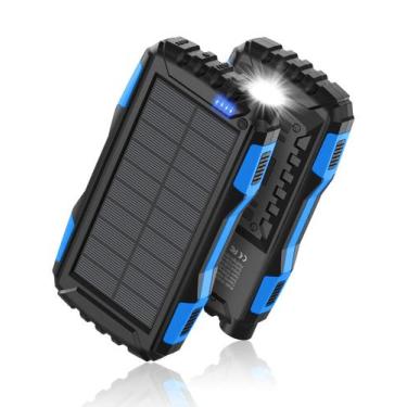 Imagem de Carregador solar Power Bank 42800mAh Mregb Blue