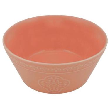Imagem de Bowl Tigela Sopeira Porcelana Tiles Blush 15cm 17603 - Wolff