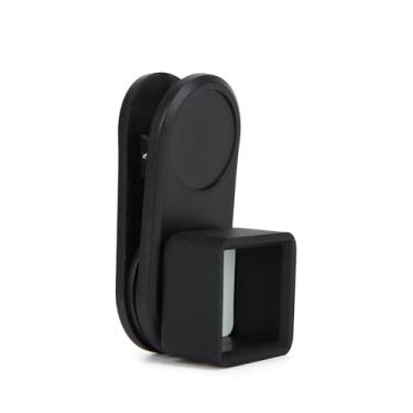 Imagem de LAKE OF FIRE Suporte de giz de bilhar, suporte de giz para taco de sinuca com clipe de cinto, acessórios de bilhar preto (quadrado)