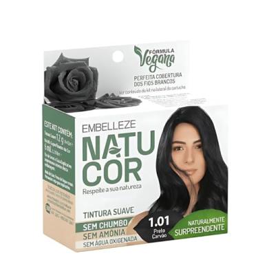 Imagem de Embelleze Tinta De Cabelo Natucor Individual Preto Carvão 1.01 Naturalmente Surpreendente