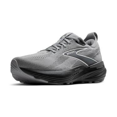 Imagem de Brooks Tênis de corrida masculino Glycerin GTS 22, Primer Gray/Ebony/Bluewash, 12.5 Wide