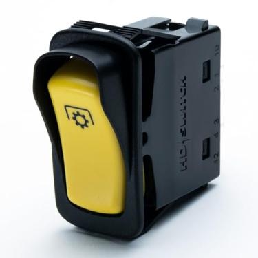 Imagem de HD Switch Interruptor basculante 20A PTO AUC15008 para John Deere Quik-Trak Stand-On Ztrak Estate Mid-Duty Professional Series, Diesel, B-Series E-Series M-Series R-Series, cortador frontal TerrainCut