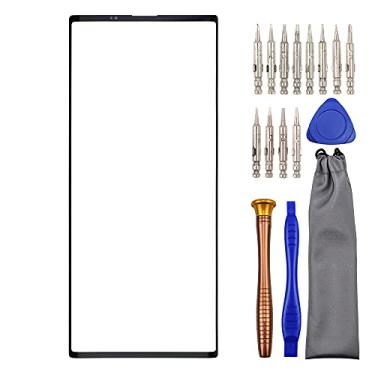Imagem de Sunways Substituição de tela de vidro quebrado para LG Wing 5G LM-F100N LMF100N LM-F100V LM-F100 Preto