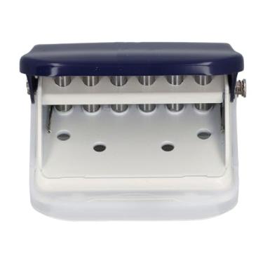 Imagem de Perfurador de 6 Furos, Perfurador de 5,5 Mm, Capacidade de 5 Folhas, Perfurador de Papel Com Régua de Posicionamento para A4 A5 B5, para Scrapbooking Festival Papel Cartão de