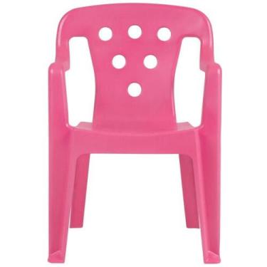 Imagem de Poltrona / Cadeira Infantil Mor 15151553 Kids Plástica, Rosa