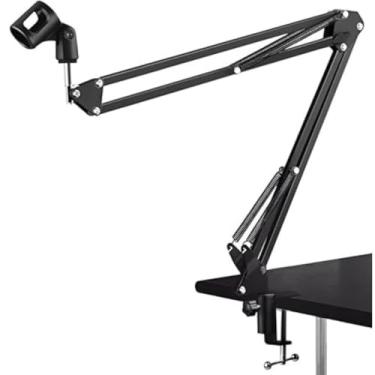 Imagem de Suporte para Microfone de Mesa Ajustável e Flexível Braço Articulado