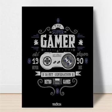 Imagem de Quadro Decorativo Retro Gamer Video Games Jogo Placa Console (PERSONAGENS)