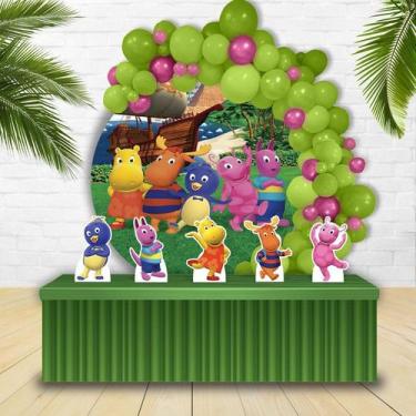 Imagem de KIT FESTA KIT FESTA PAINEL REDONDO Decoração Backyardigans - IMPAKTO V