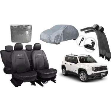 Imagem de Jeep Renegade 2015-2023: Personalize seu Carro com Capa de Couro, Capa
