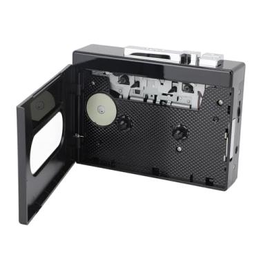 Imagem de Bluetooth Cassette Player Portátil, Gravador de Fitas Vintage Com Rádio FM, Macaco de 3,5 Mm, Material ABS, Branco