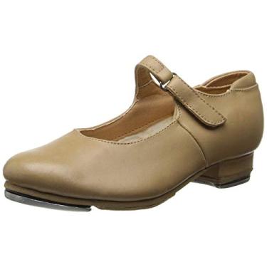 Imagem de Sapato de torneira Sansha Tee-Sofiette (Bebê/Criança pequena/Criança grande), Tan, 5 Big Kid