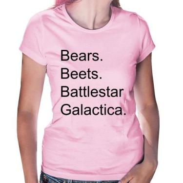 Imagem de Baby Look Bears. Beets. Battlestar Galactica. - Foca na Moda, Rosa beb