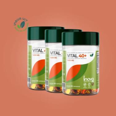 Imagem de Vital 40 1400 mg 90 caps - Inova Vit