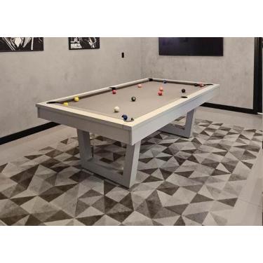 Imagem de Mesa de Sinuca/Bilhar Cor Nude - 2,52 x 1,40 - Nelson Bilhares, Grafit