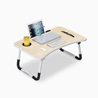 Imagem de Mesa de Colo Portátil Dobrável Suporte Multiuso Ideal para Notebook e Conforto em Qualquer Lugar