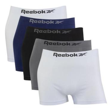 Imagem de Kit 5 Cuecas Reebok Boxer Classic Microfibra Sortido, Boxer, GG, Sorti