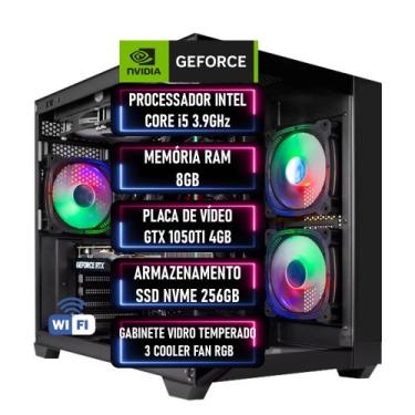 Imagem de PC Gamer Intel Core I5 3.8Ghz RAM 8GB GTX 1050TI 4GB SSD M2 NVME 256GB