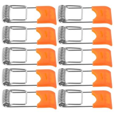 Imagem de Hemobllo 100Pcs Retendo Clipes De Mola Que Prendem Os Acessórios De Luminária Clipe De Mola Da Lâmpada Do Painel Downlightle