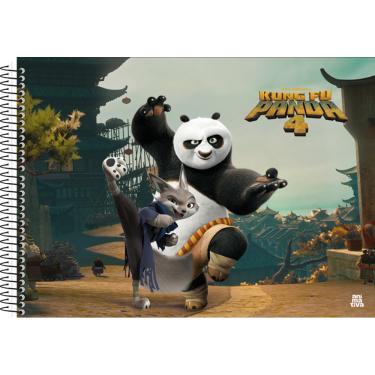 Imagem de Caderno Desenho 60 Folhas Shrek - Kung Fu Panda Animativa 7812