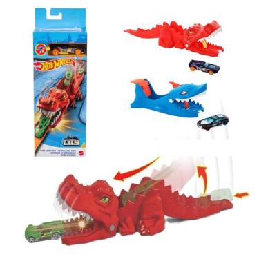Imagem de Hot Wheels City Lançador Nemesis Dinossauro Mattel Gvf41