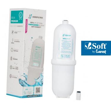 Imagem de Refil Filtro Vela Para Soft Everest Purificador De Água Original Hidro Filtros Compatível