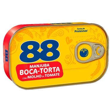 Imagem de Sardinha/Manjuba 88 Boca Torta ao Molho de Tomate 125g - Embalagem com 50 Unidades