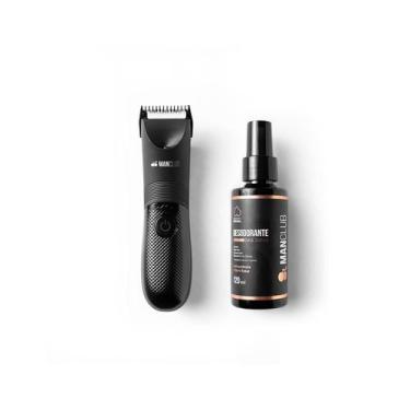 Imagem de MANCLUB O Desmatador Aparador Elétrico de Pelos Corporais e O Desodora