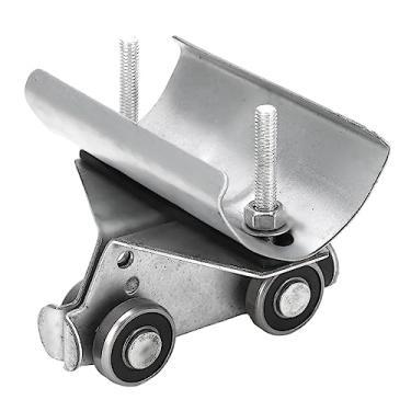 Imagem de Rolo de Aço Inoxidável Rolo de Roda de Roda de Mão de Obra de Mão de Cabana de Cabos de Trabalho Carrinho de Roda de Rolos de Economia