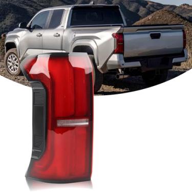 Imagem de YEQSHNG Luz traseira de acabamento cinza sem luz lateral e conjunto de interruptor compatível com Toyota Tacoma TRD OFFROAD/TRD SPORT 2024 Substituição do lado esquerdo do motorista 81550-AK040