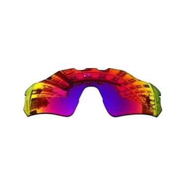 Imagem de Vonxyz Lentes de reposição para óculos de sol Oakley Radar EV Path OO9208 - Midnight MirrorCoat polarizado