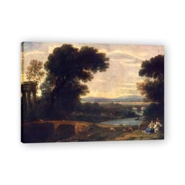 Imagem de Paisagem com descanso em voo para o Egito arte de parede Bstract arte moderna decorações em tela impressões galeria arte de parede 40 x 30 cm