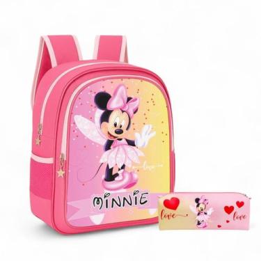Imagem de Mochila Infantil Escolar Bolsa Masculina Criança Menino Reforçado + Es