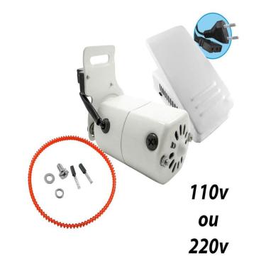 Imagem de Motor+Pedal Máquina Costura Doméstica 7000RPM, Singer etc