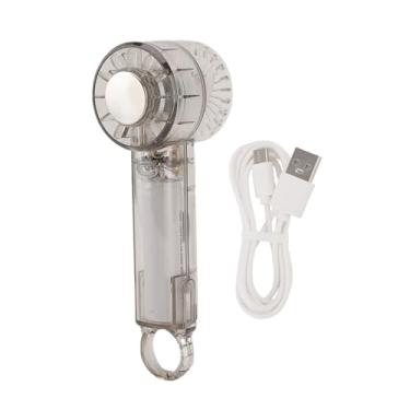 Imagem de Ventilador de Resfriamento à Mão, Ventilador Portátil Portátil de Resfriamento Portátil Com Velocidade de 3 Silenciosa para Casa, Escritório, Acampamento, Viagem (Café)