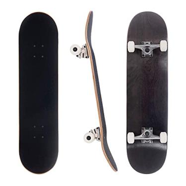 Imagem de Skate completo 3WHYS 20,3 cm preto