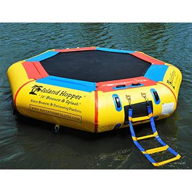 Imagem de Island Hopper Bouncer de água acolchoado Bounce N Splash de 3,5 m (apenas para água)