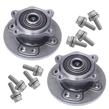 Imagem de Conjunto de rolamento e cubo traseiro TUCAREST 512304 x2 (par) compatível com Mini Cooper 2002 2003 2004 2005 2006 (construído antes de 4/06 data de produção) [4 Lug W/ABS]