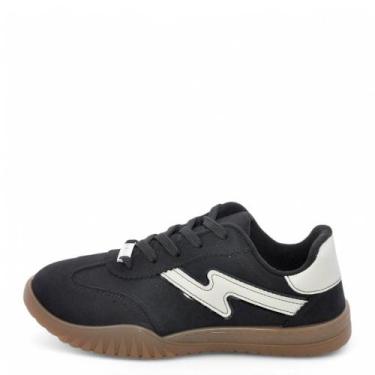 Imagem de Tênis Feminino Moleca REF: 5817102 CAMURCA-NAPA-VERNIZ, 37, Preto