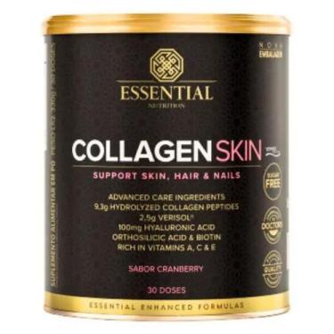 Imagem de Collagen Skin New 300g - Essential Nutrition Sabor Cranberry, Cranberr