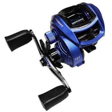 Imagem de Kit vara de pesca 1,65m 2 partes e carretilha com 4 rolamentos maruri,