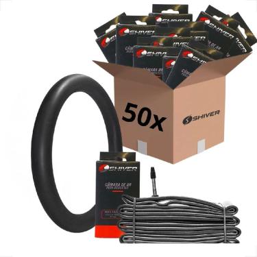 Imagem de 50 Unidades Kit Camara De Ar Para Bicicleta Bike Aro 29 X 2.10 2.25 Mm Bico Fino Presta