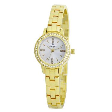 Imagem de Relógio Champion Feminino Analógico Dourado Pequeno Cf25483h