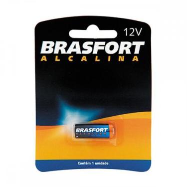 Imagem de Pilha Alcalina Brasfort Bateria 12V - Kit C/5 CA, 12v