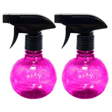 Imagem de Borrifador Bolinha Spray com Gatilho 280ml 2 Und (Rosa)