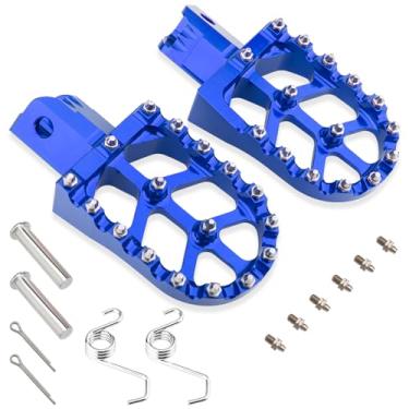 Imagem de KICRY Apoio Para Os Pés Em Alumínio Cnc Motocicletas, Crf50, Crf70, Crf110, Xr50, Xr70, Xr110, Crf Xr 50, 70, 110, M2R, Sdg, Dhz, Kayo, Dirt Bike Pit (Azul, Taotao)