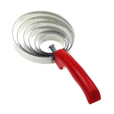 Imagem de WeiLaiKeQi Pente de metal para curry, escova de pelo de cavalo com cabo confortável para cães de estimação e gado