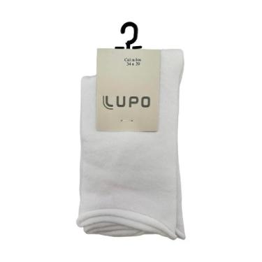 Imagem de Meia lupo confort sem punho ref:4421 feminino, Branco, 34/9