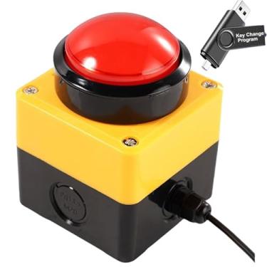 Imagem de Yoqanr Teclado macro USB programável, botões de decisão de políticas, teclado de controle de controle de controle de PC para jogos com uma mão, pen drive USB com programa personalizado, função de